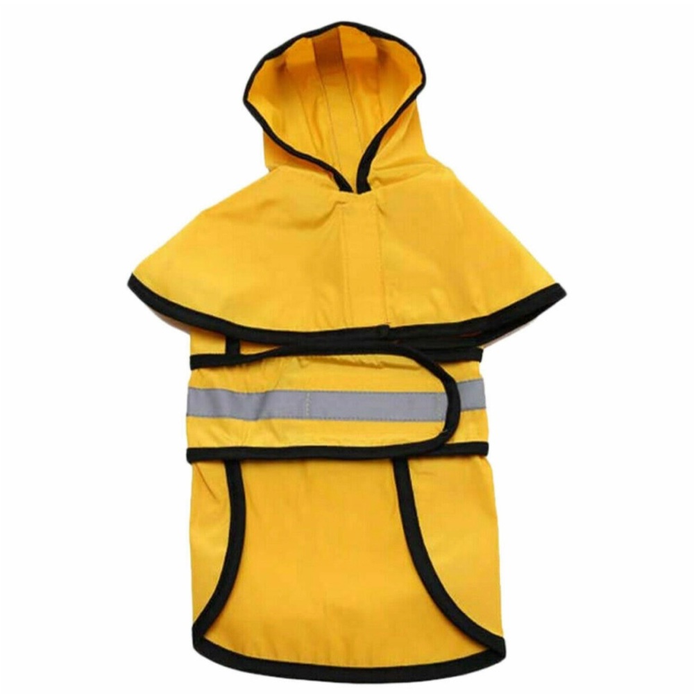 Zone Tech Dog Waterproof Raincoat w/ Hood & Reflective Stripe MEDIUM